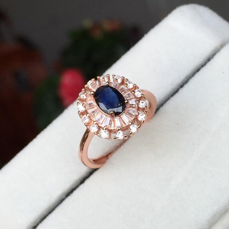Classic Blue Sapphire Oval Ring - Gemring Shop