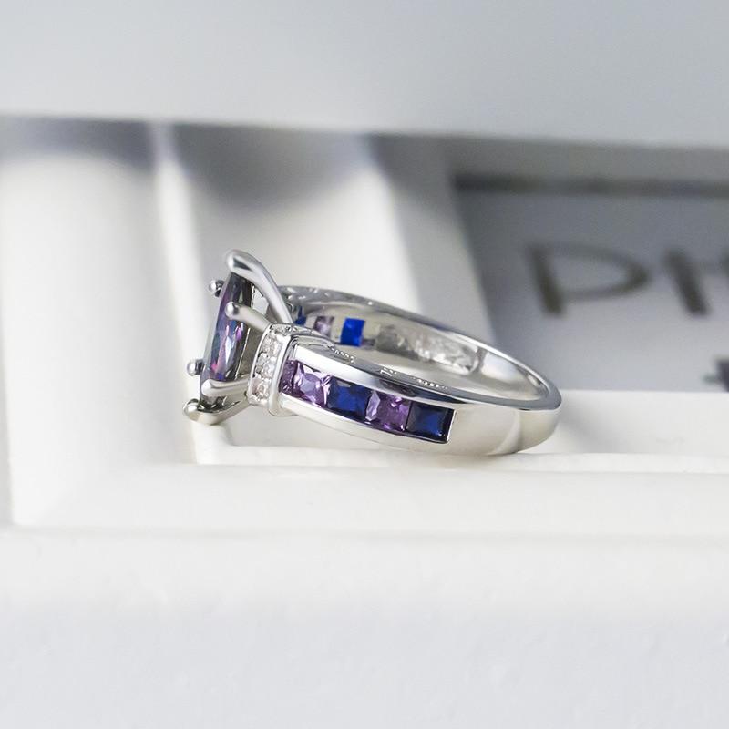 Rainbow Fire Mystic Topaz Gemstone Ring - Gemring Shop