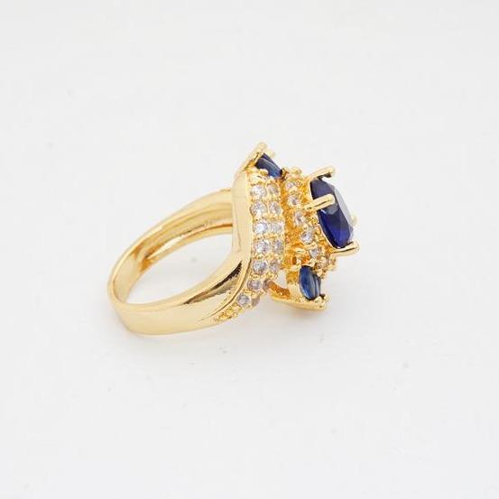 Blue Gems Zirconia Crystal Ring - Gemring Shop