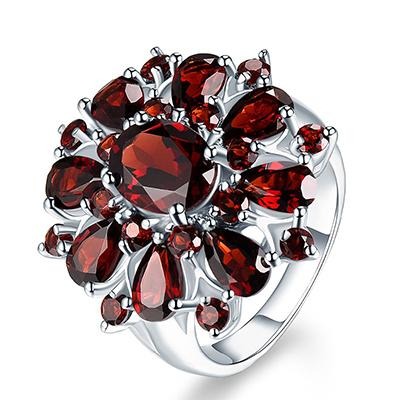Red Ruby Gemstone Wedding Ring - Gemring Shop