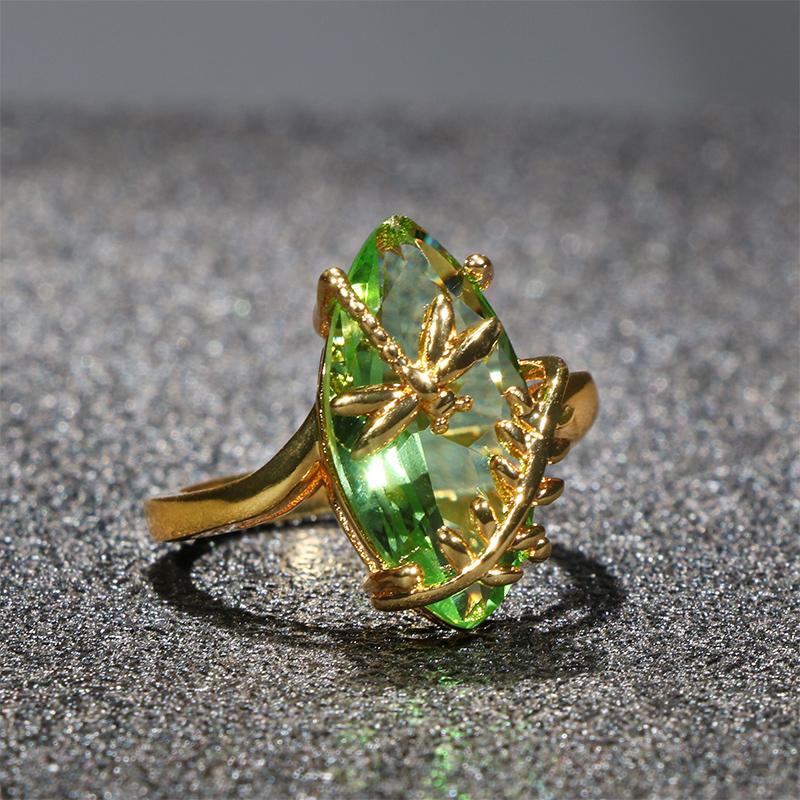 Sterling Silver Emerald Gemstone Ring - Gemring Shop