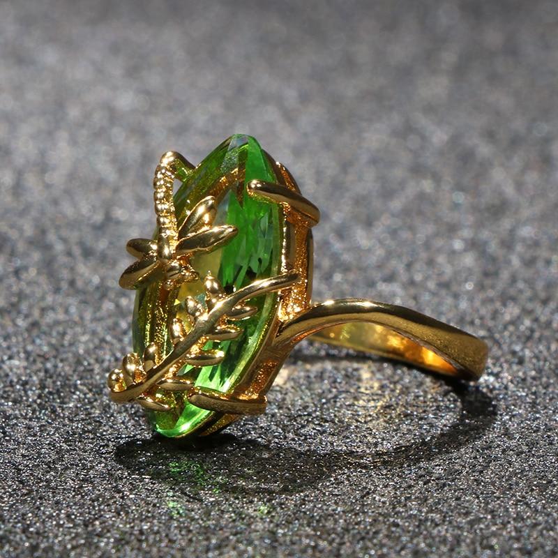 Sterling Silver Emerald Gemstone Ring - Gemring Shop