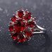 Red Ruby Gemstone Wedding Ring - Gemring Shop