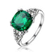 Green Emerald Gemstone Ring - Gemring Shop